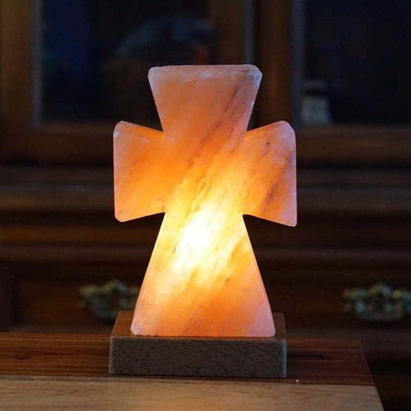 Cross Shape Natural Salt Lamps