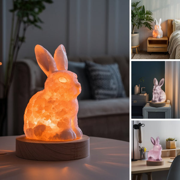 Rabbit Shape Natural Salt Lamps