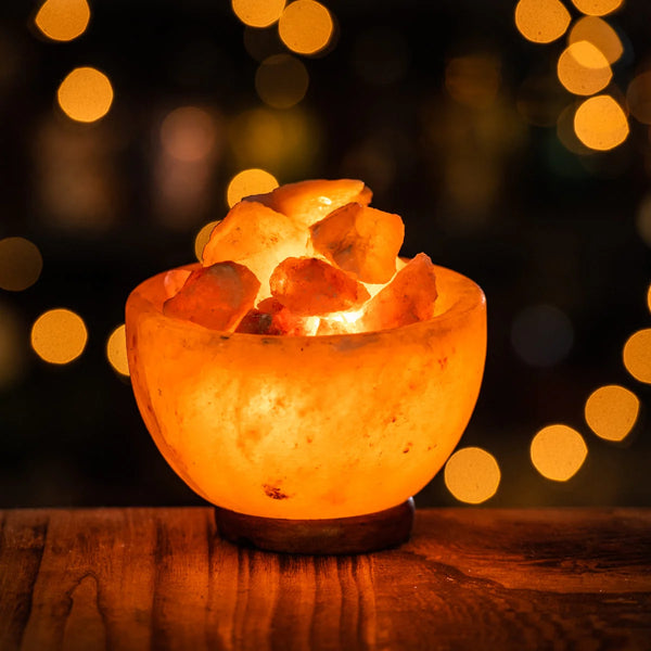 Fire Balls Bowl Salt Lamp